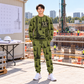 Personalized Bauer BG 28 H BT 85 Foundation Drilling Rig Combo Sweater + Jogger in Olive, sweater and jogger artwork with YOUR NAME and SINCE 2000 sample text.