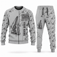 Personalized Liebherr HS 8100 HD with HSG 5-18 L Diaphragm Wall Machine Combo Sweater + Jogger in lightgray, sweater and jogger artwork with YOUR NAME and SINCE 2000 sample text.