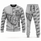 Personalized Robbins Main Beam TBM - Mill Creek Big Tex configuration Tunnel Boring Machine Combo Sweater + Jogger in lightgray, sweater and jogger artwork with YOUR NAME and SINCE 2000 sample text.