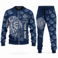 Personalized Herrenknecht EPB Shield S-600 Harriet Tunnel Boring Machine Combo Sweater + Jogger in navy, sweater and jogger artwork with YOUR NAME and SINCE 2000 sample text.