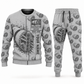 Personalized Akkerman SL60P Microtunnelling Machine Combo Sweater + Jogger in lightgray, sweater and jogger artwork with YOUR NAME and SINCE 2000 sample text.
