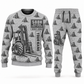 Personalized CASE 588H Rough-Terrain Forklift Combo Sweater + Jogger in lightgray, sweater and jogger artwork with YOUR NAME and SINCE 2000 sample text.