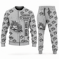 Personalized 2200 SM Surface Miner Combo Sweater + Jogger in lightgray, sweater and jogger artwork with YOUR NAME and SINCE 2000 sample text.