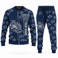 Personalized 2200 SM Surface Miner Combo Sweater + Jogger in navy, sweater and jogger artwork with YOUR NAME and SINCE 2000 sample text.