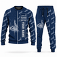 Personalized DL422i Longhole Drill Operator Combo Sweater + Jogger in navy, sweater and jogger artwork with YOUR NAME and SINCE 2000 sample text.