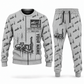 Personalized Simba S7 Longhole Drill Operator Combo Sweater + Jogger in lightgray, sweater and jogger artwork with YOUR NAME and SINCE 2000 sample text.
