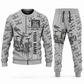 Personalized Fletcher CHDDR Roof Bolter Operator Combo Sweater + Jogger in lightgray, sweater and jogger artwork with YOUR NAME and SINCE 2000 sample text.