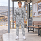 Personalized Fletcher CDDR Roof Bolter Operator Combo Sweater + Jogger in Light Gray, sweater and jogger artwork with YOUR NAME and SINCE 2000 sample text.
