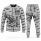Personalized 12CM12 Continuous Miner Operator Combo Sweater + Jogger in lightgray, sweater and jogger artwork with YOUR NAME and SINCE 2000 sample text.