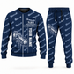 Personalized 7LS1D Longwall Shearer Operator Combo Sweater + Jogger in navy, sweater and jogger artwork with YOUR NAME and SINCE 2000 sample text.