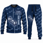 Personalized 7LS2A Longwall Shearer Operator Combo Sweater + Jogger in navy, sweater and jogger artwork with YOUR NAME and SINCE 2000 sample text.