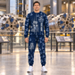 Personalized Robbins 44RH Raise Borer Operator Combo Sweater + Jogger in Navy, sweater and jogger artwork with YOUR NAME and SINCE 2000 sample text.
