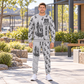 Personalized Robbins 53RH Raise Borer Operator Combo Sweater + Jogger in Light Gray, sweater and jogger artwork with YOUR NAME and SINCE 2000 sample text.