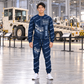 Personalized 10SC32AB End-Drive Shuttle Car Operator Combo Sweater + Jogger in Navy, sweater and jogger artwork with YOUR NAME and SINCE 2000 sample text.