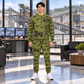Personalized Warrior 1800 Screener Operator Combo Sweater + Jogger in Olive, sweater and jogger artwork with YOUR NAME and SINCE 2000 sample text.