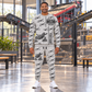 Personalized Chieftain 1700X 3-Deck Screener Operator Combo Sweater + Jogger in Light Gray, sweater and jogger artwork with YOUR NAME and SINCE 2000 sample text.