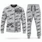 Personalized Chieftain 1700X 3-Deck Screener Operator Combo Sweater + Jogger in lightgray, sweater and jogger artwork with YOUR NAME and SINCE 2000 sample text.
