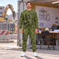 Personalized Brokk 170 Demolition Robot Operator Combo Sweater + Jogger in Olive, sweater and jogger artwork with YOUR NAME and SINCE 2000 sample text.