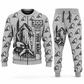 Personalized Brokk 300 Demolition Robot Operator Combo Sweater + Jogger in lightgray, sweater and jogger artwork with YOUR NAME and SINCE 2000 sample text.