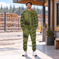 Personalized Ponsse Buffalo 8W Forwarder Operator Combo Sweater + Jogger in Olive, sweater and jogger artwork with YOUR NAME and SINCE 2000 sample text.