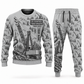 Personalized T-MAR Log Champ 650 Yarder Operator Combo Sweater + Jogger in lightgray, sweater and jogger artwork with YOUR NAME and SINCE 2000 sample text.