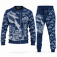 Personalized Kalmar DRG450-65S5 Reach Stacker Combo Sweater + Jogger in navy, sweater and jogger artwork with YOUR NAME and SINCE 2000 sample text.