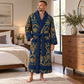 Personalized Concrete Finisher Bathrobe - Art Deco Craft lifestyle view