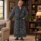 Personalized Crane Operator Bathrobe - Diamond Emblems lifestyle view
