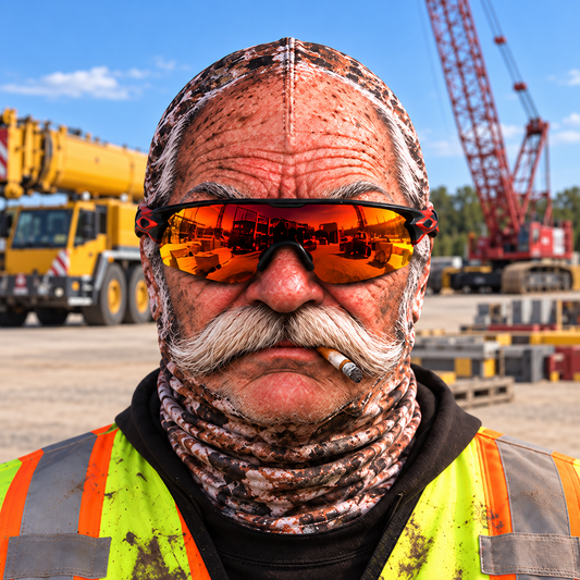 Crane Operator funny face balaclava - Style 1