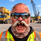 Crane Operator funny face balaclava - Style 6