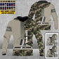 Personalized France Soldier/ Veteran Camo With Name And Rank Hoodie 3D Printed -  0909230001