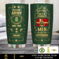 Personalized Denmark Veteran/ Soldier With Rank, Year And Name Camo Tumbler - 17496864