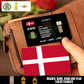 Personalized Denmark Soldier/ Veteran With Rank, Name And Year Aluminum Wallet Card - 17521920