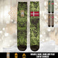 Personalized Denmark Soldier/ Veteran With Name And Rank Socks - 17591904
