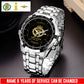 Personalized Name And Year Denmark Soldier/Veterans Men Quartz Wristwatch - 17682624