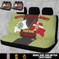 Personalized Denmark Soldier/ Veteran With Name And Rank Car Back Seat Cover Set (with foaming) - 17490816