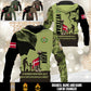 Personalized Denmark Soldier/Veteran Camo with Name and Rank Hoodie All Over Printed - 17648064