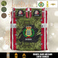 Personalized Denmark Soldier/ Veteran Camo With Name And Rank Bedding Set - 17658432