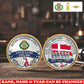 Personalized Denmark Veteran/ Soldier With Rank,  Name And Year Challenge Coin - 17743104