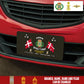 Personalized Denmark Veteran/ Soldier With Rank, Name And Year License Plate - 17763840