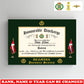 Personalized Denmark Soldier/Veteran with Rank, Name & Year Canvas - 17739648