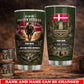 Personalized Denmark Veteran/ Soldier With Rank And Name Camo Tumbler - 17731872