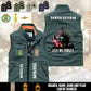Personalized Denmark Soldier/ Veteran With Name & Rank Sleeveless Jacket Multicolor - 17632512