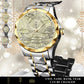 Personalized Denmark Soldier/Veteran with Name, Year and Rank Diamond-Cut Bezel Watch - 17651520
