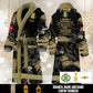Personalized Rank And Name Denmark Soldier/Veterans Bathrobe - 1765238401