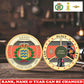 Personalized Denmark Veteran/ Soldier With Rank,  Name And Year Challenge Coin - 17755200