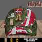 Personalized Rank And Name Denmark Soldier/Veterans Baseball Cap - 17684352