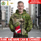 Personalized Denmark Soldier/Veteran Camo with Name and Rank Hoodie Sweater All Over Printed - 1762905607