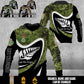 Personalized Denmark Soldier/Veteran Camo with Name & Rank Hoodie All Over Printed - 17673984