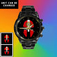 Denmark Soldier/ Veteran Black Stainless Steel Watch - 17116704
